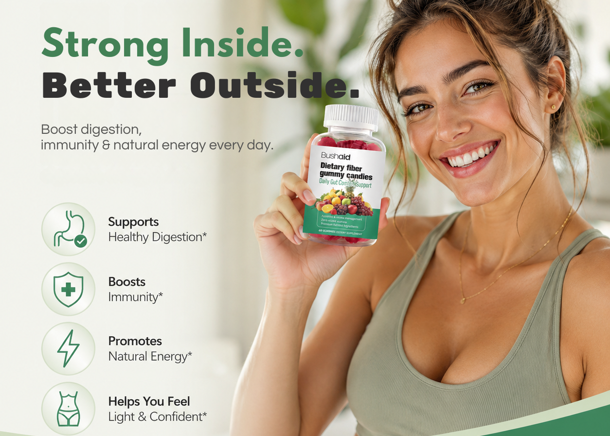 Fruit Fiber Vitamin Gummies Supplement 60 Count