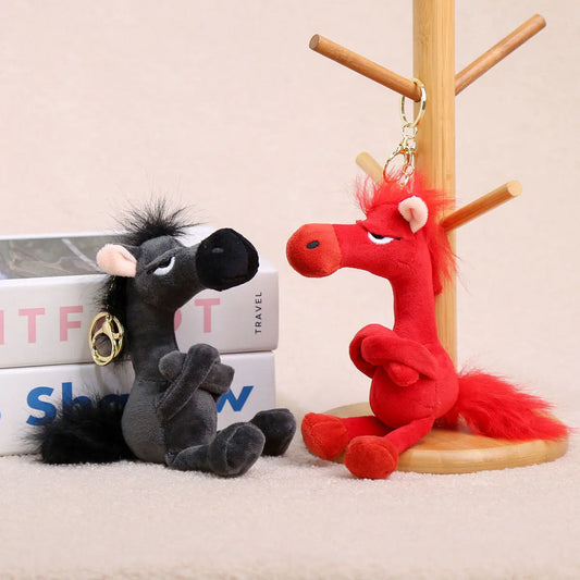 Sassy Black Horse Mascot - 2026 Edition UglyCutePlush