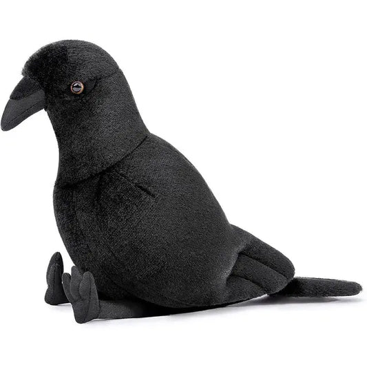 Black Raven Plush - Gothic Messenger Bird UglyCutePlush