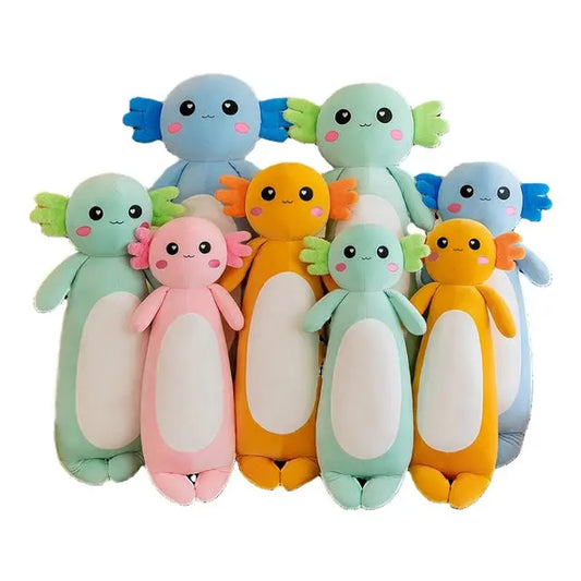 22" Black Axolotl Body Pillow - Super Soft & Huggable UglyCutePlush